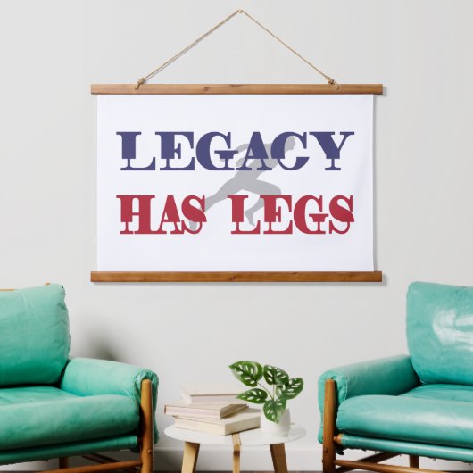 レガシーは脚を持つ 吊り下げ型タペストリー (リビング)