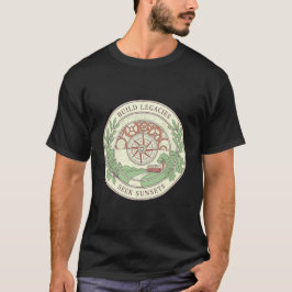 レガシーを築き 日没を探す マンダラ コンフォートTシャツ Tシャツ