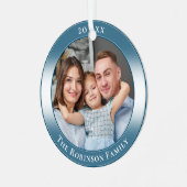 レガスタイリッシュルエレガント2枚の両面 メタルオーナメント (正面左)