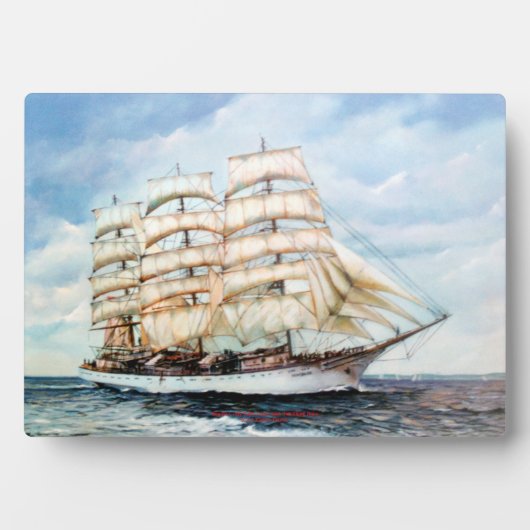 レガタ・カティ・サーク/カティ・サーク背の高い船のレース フォトプラーク (正面)