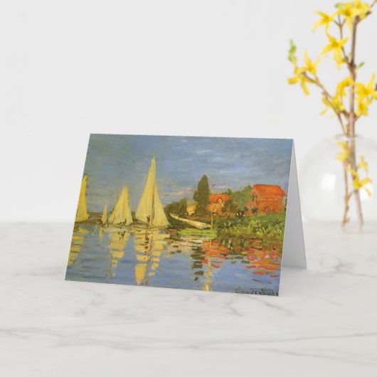 レガッタアットアルジェンティーユバイクロードモネ カード (黄色い花)