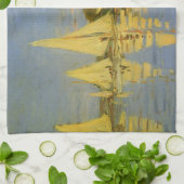 レガッタアットアルジェンティーユバイクロードモネ キッチンタオル (折り畳み)