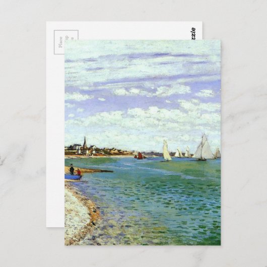 レガッタアットサイント – アドレスバイクロード・モネ ポストカード (正面/裏面)