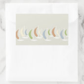 レガッタステッカー 長方形シール (バッグ)