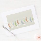 レガッタステッカー 長方形シール (封筒)