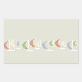 レガッタステッカー 長方形シール