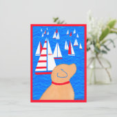 レガッタデイイエロードッグ空白のフラットカード シーズンカード (スタンド正面)