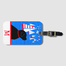 レガッタデイブラックドッグ荷物タグ ラゲッジタグ