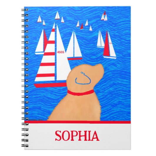 レガッタデイ イエロドッグ ノートブック (正面)