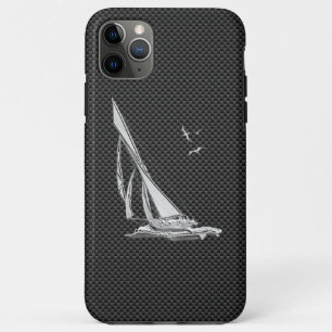 レガッタ帆船オンカーボンファイバースタイル iPhone 11 PRO MAXケース