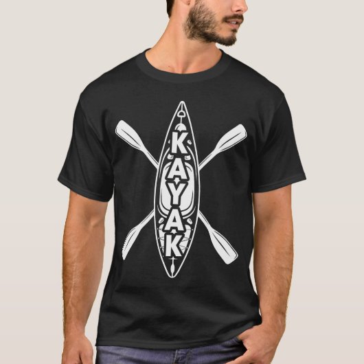 レガッタ カヤック 水上スポーツ レトロ ギフト Tシャツ (正面)