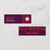 レガリカルズミニ名刺 スキニー名刺 (正面/裏面)