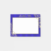 レガルゴールデンエレガントフローリッシュタイポグラフィ ポストイット (正面)