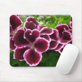 レガルゼラニウムフラワーズマエレガントルーンフローラルガ マウスパッド (マウス)