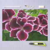 レガルゼラニウムフラワーズマエレガントルーンフローラルガ 薄葉紙 (クラフト)