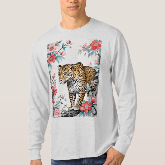 レガルタイガー フローラル Tシャツ (正面)