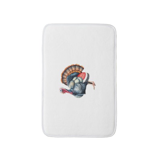 レガルターキーディスプレイアークラシックトTシャツ バスマット (正面縦)