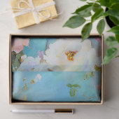 レガルフロッグフローラブルー結婚ファッションのデコパージュ 薄葉紙 (ギフト)