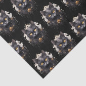 レガルブラックキャットラインストーンパターンハロウィーン 薄葉紙 (詳細)