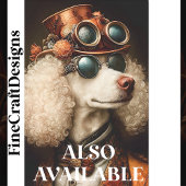 レガルホワイトスチームパンクプードルドッグAX6デコページ 薄葉紙