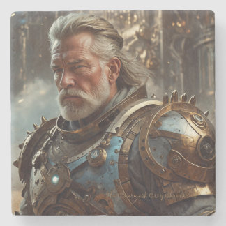 レガル威厳のあるスチームパンクキングストーンコースター ストーンコースター