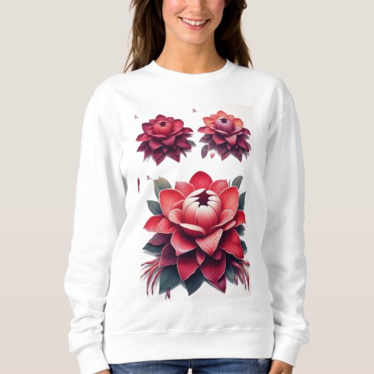 「レガル・ラッフルシア祝はWomen's Tee's Nature's スウェットシャツ (正面)