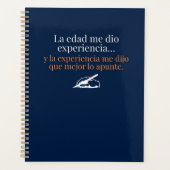 レガロdivertido en azul para gente mayor プランナー手帳 (正面)