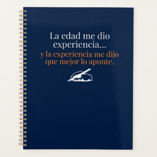 レガロdivertido en azul para gente mayor プランナー手帳