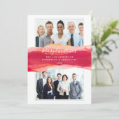 レガントウォーター色メリークリスマス企業の 案内状 (スタンド正面)