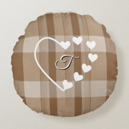 レガントプレイドオータムサンクスギビング ラウンドクッション