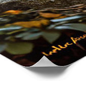 レガ威厳のあるル金ゴールド装飾の黒馬 ポスター (角)