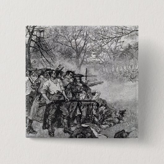 レキシントンの緑 缶バッジ (正面)