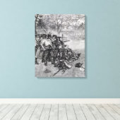 レキシントングリーン キャンバスプリント (インサイチュ (ウッドフロア))