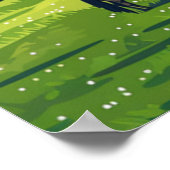 レキシントンケンタッキーウズブルーグラスファームヴィンテージ ポスター (角)