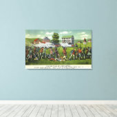 レキシントンシーンの戦い キャンバスプリント (インサイチュ (ウッドフロア))