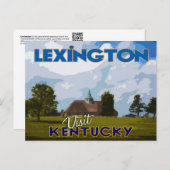 レキシントン、ケンタッキーを訪問… ポストカード (正面/裏面)