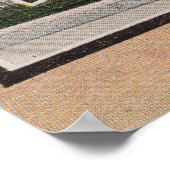 レキシントン,ケンタッキー – ラージレターシーン ポスター (角)