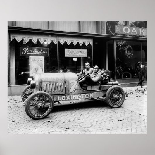 レキシントン、パイクピークカー： 1921 ポスター (正面)