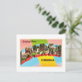 レキシントン ヴァージニア州 VA オールド ヴィンテージ トラベル ポストカード- ポストカード (スタンド正面)