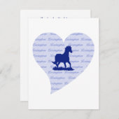 レキシントンKY|ホースケンタッキーブルーケンタッキーブルー 招待状 (正面/裏面)