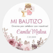 レキュエルドスバウティゾガールエンジェルバプテスビヘイズギフト好き ラウンドシール (正面)