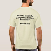 レキ祈シ Tシャツ (裏面)