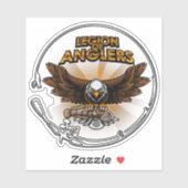 レギオンオブアングラーズ金ゴールドビニルデカール シール (シート)