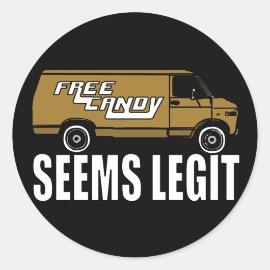 レギットフリーのキャンディに見える ラウンドシール (正面)