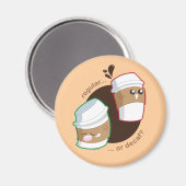 レギュラーかデカフか? マグネット (正面/裏面)