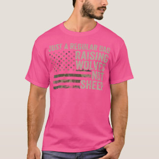 レギュラーパパ調達オオカミNotシープソルジャー迷彩柄 Tシャツ