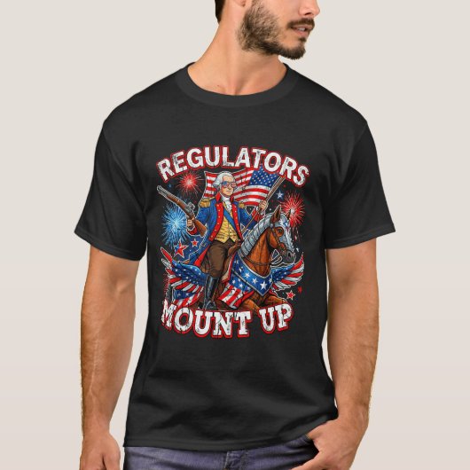 レギュレーターズ・マウントアップ・ジョージ・ワシントン Tシャツ (正面)