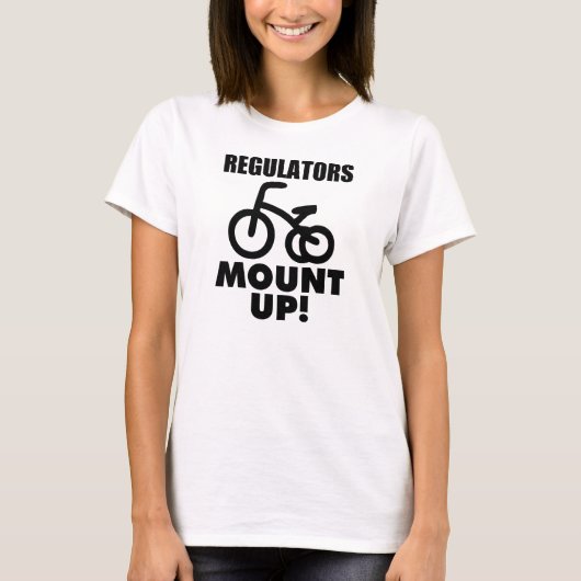 レギュレーター山アップおもしろいトドラーシャツ Tシャツ (正面)