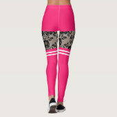 レギンスおもしろいレースフェイクフィッシュネットソックス及びショア レギンス (裏面)