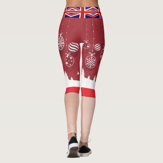 レギンスおもしろい国旗UK | Gifクリスマスレギンス。 レギンス (裏面)